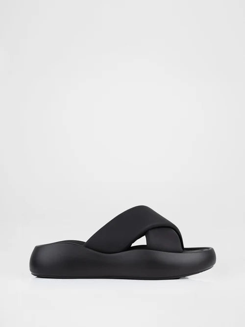 Sabo flip flops in black color