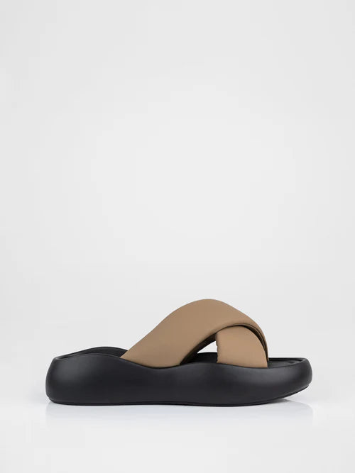 Chanclas Sabo en color caqui