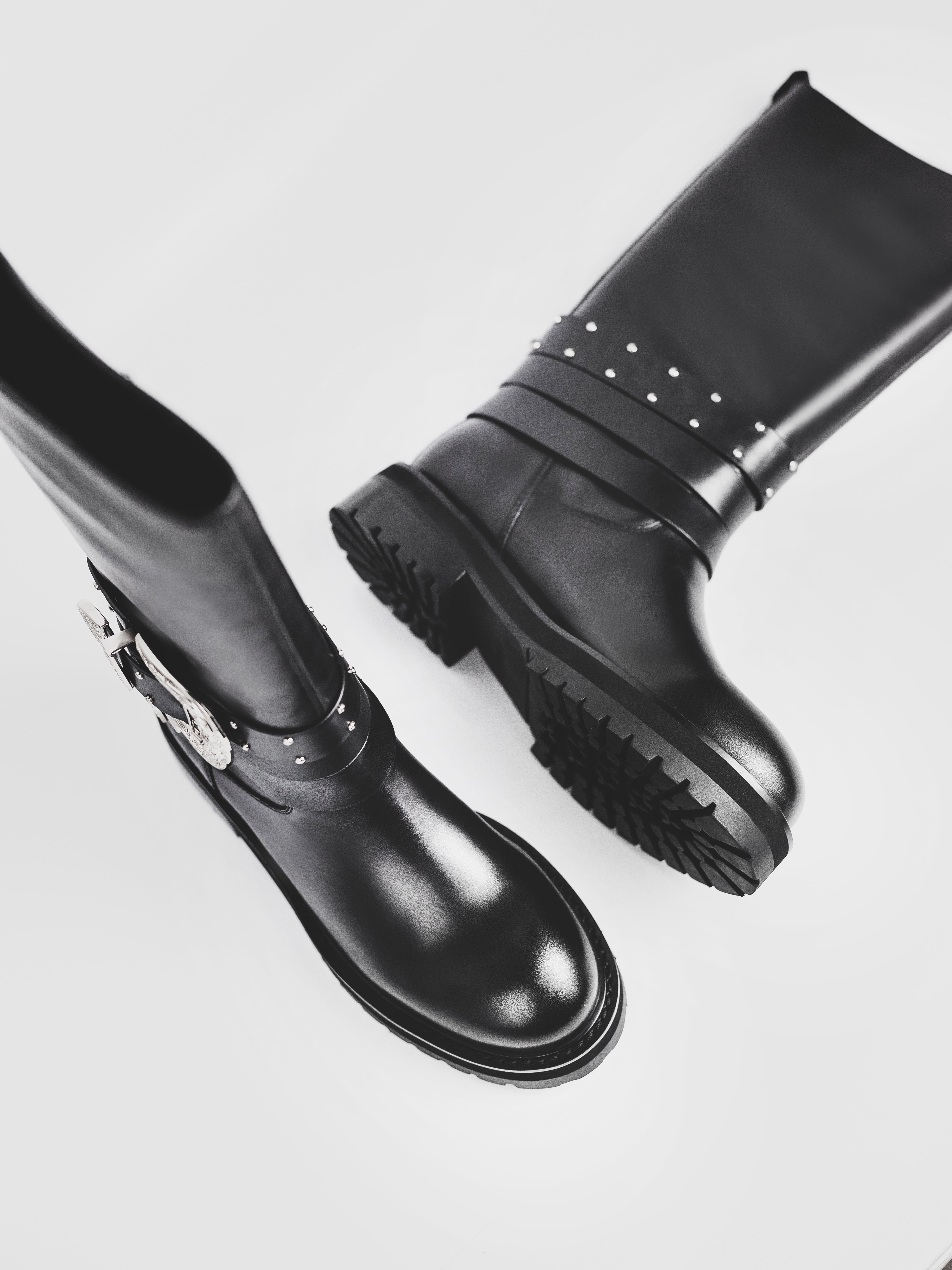 The Nora Braided Leather Boots