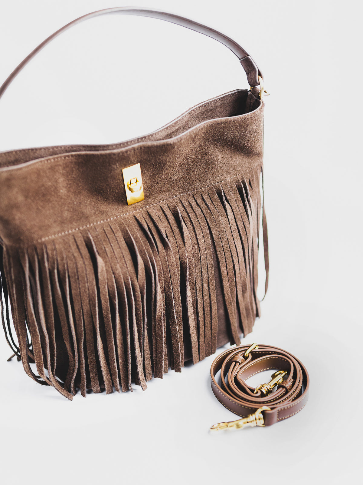 The Marlowe Tassel Bag - Brown
