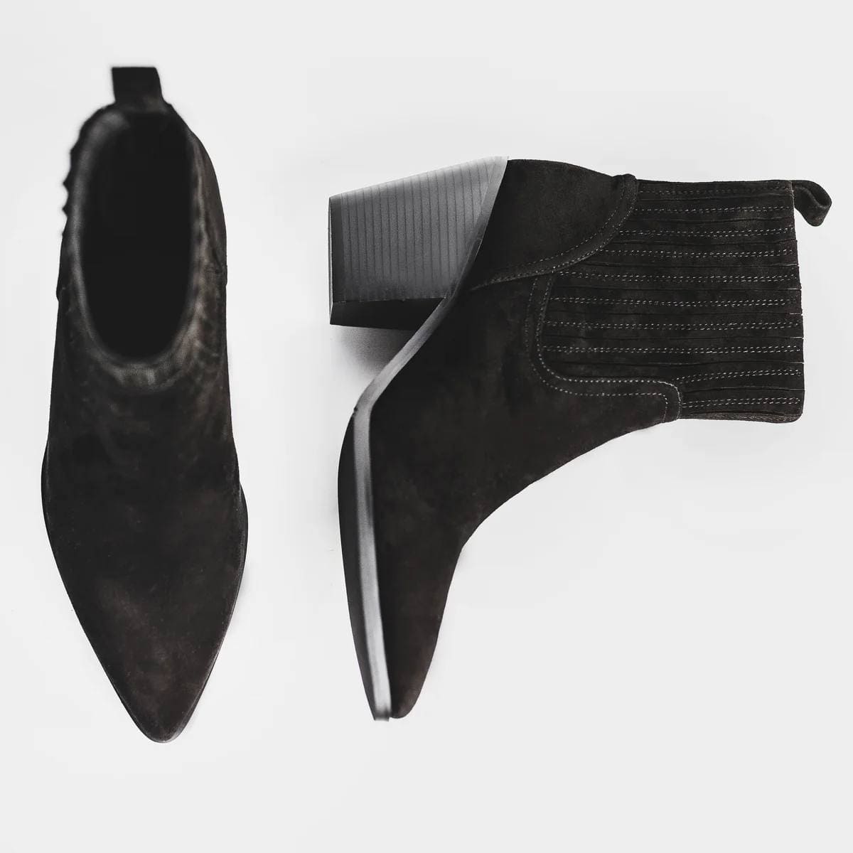 Botas vaqueras de ante