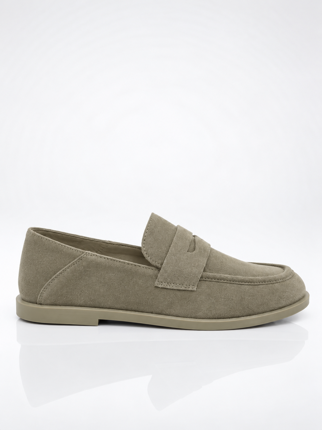 Mocasines de Ante Verde Oliva