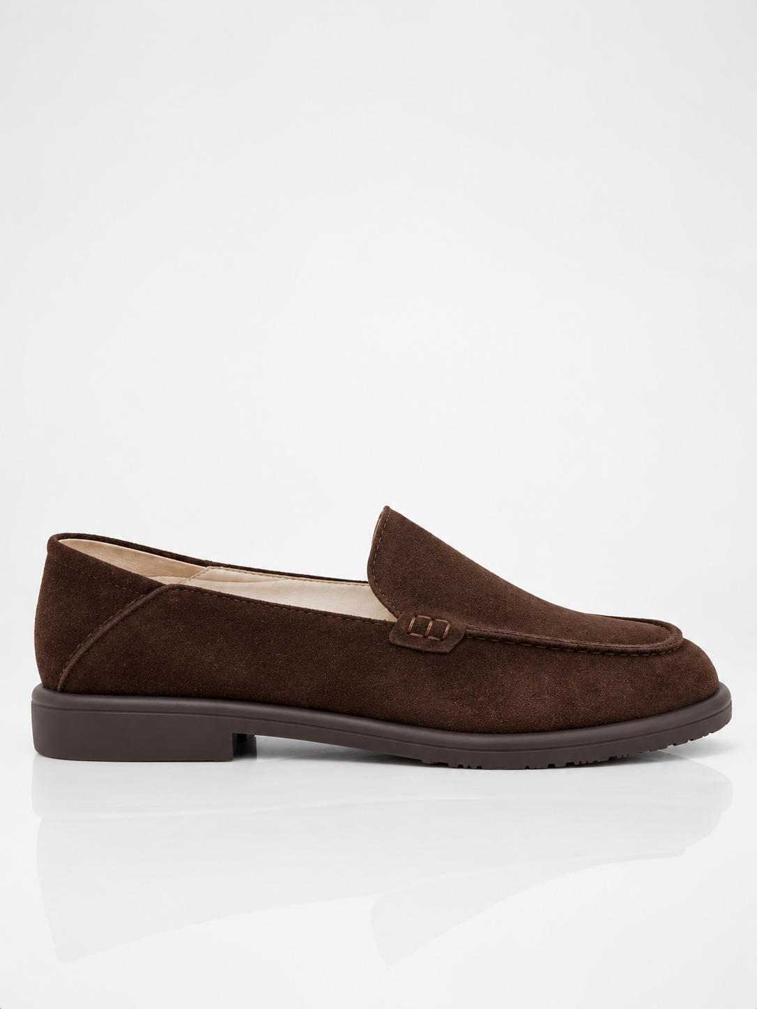 Mocasines de Ante Marrón Chocolate