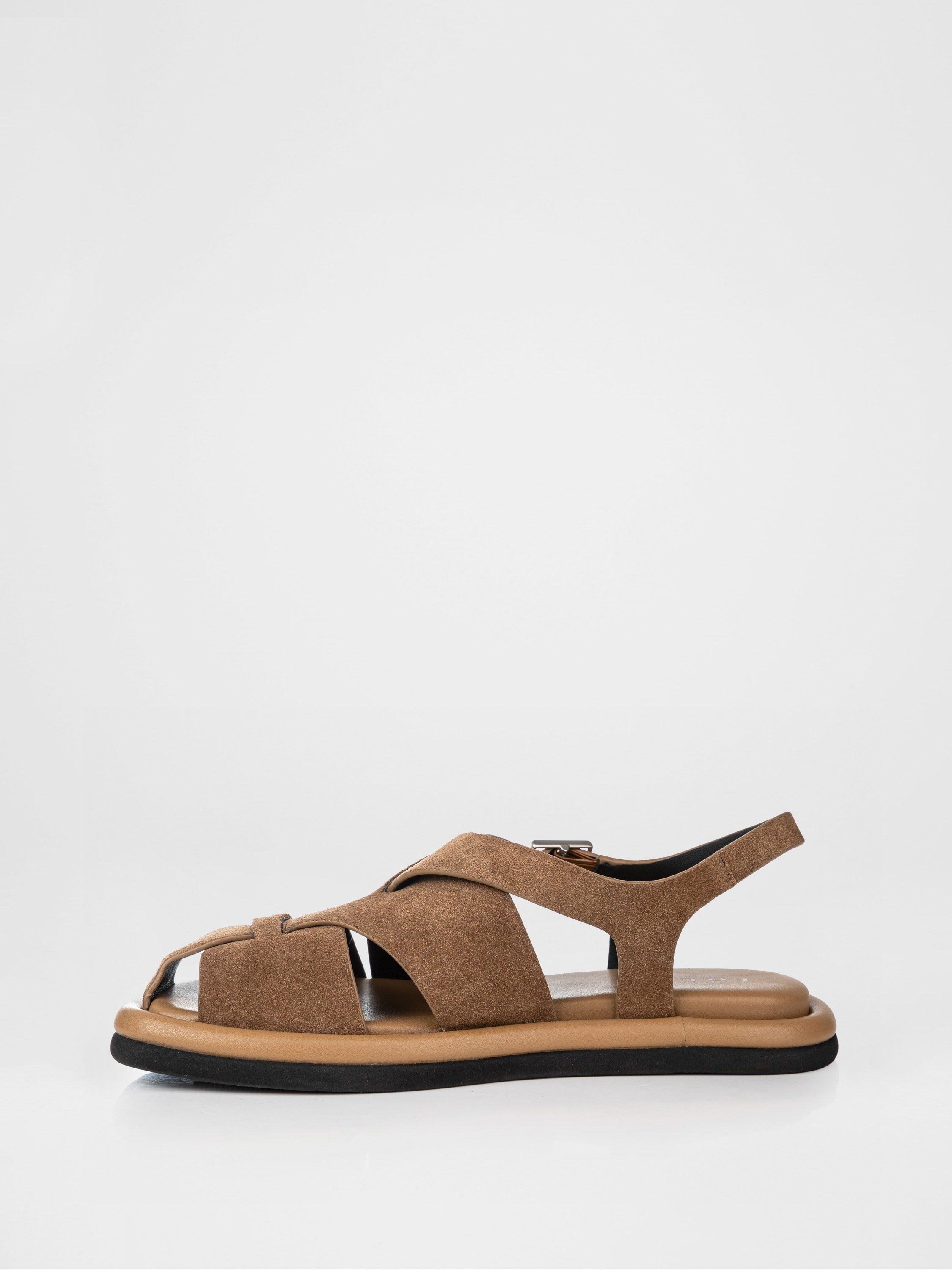Sandalias de ante genuino en color beige