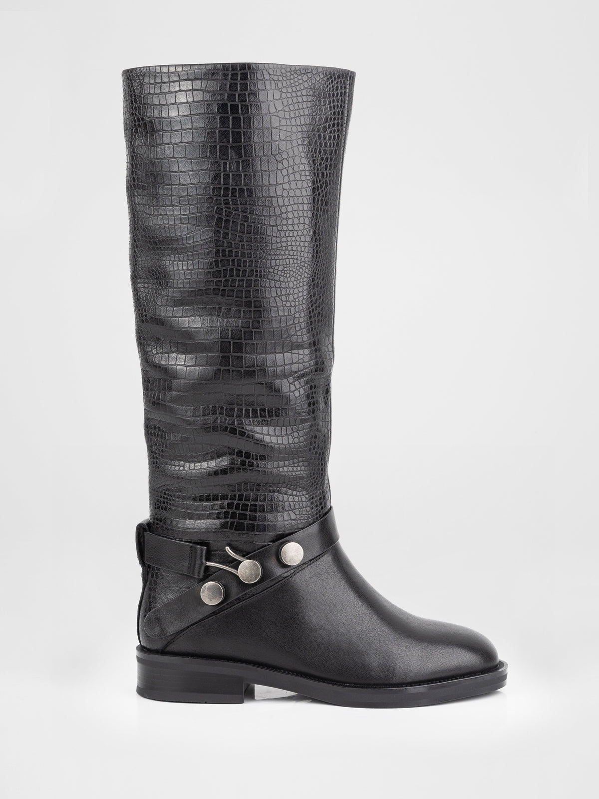 Women's High Boots with Decorative Details