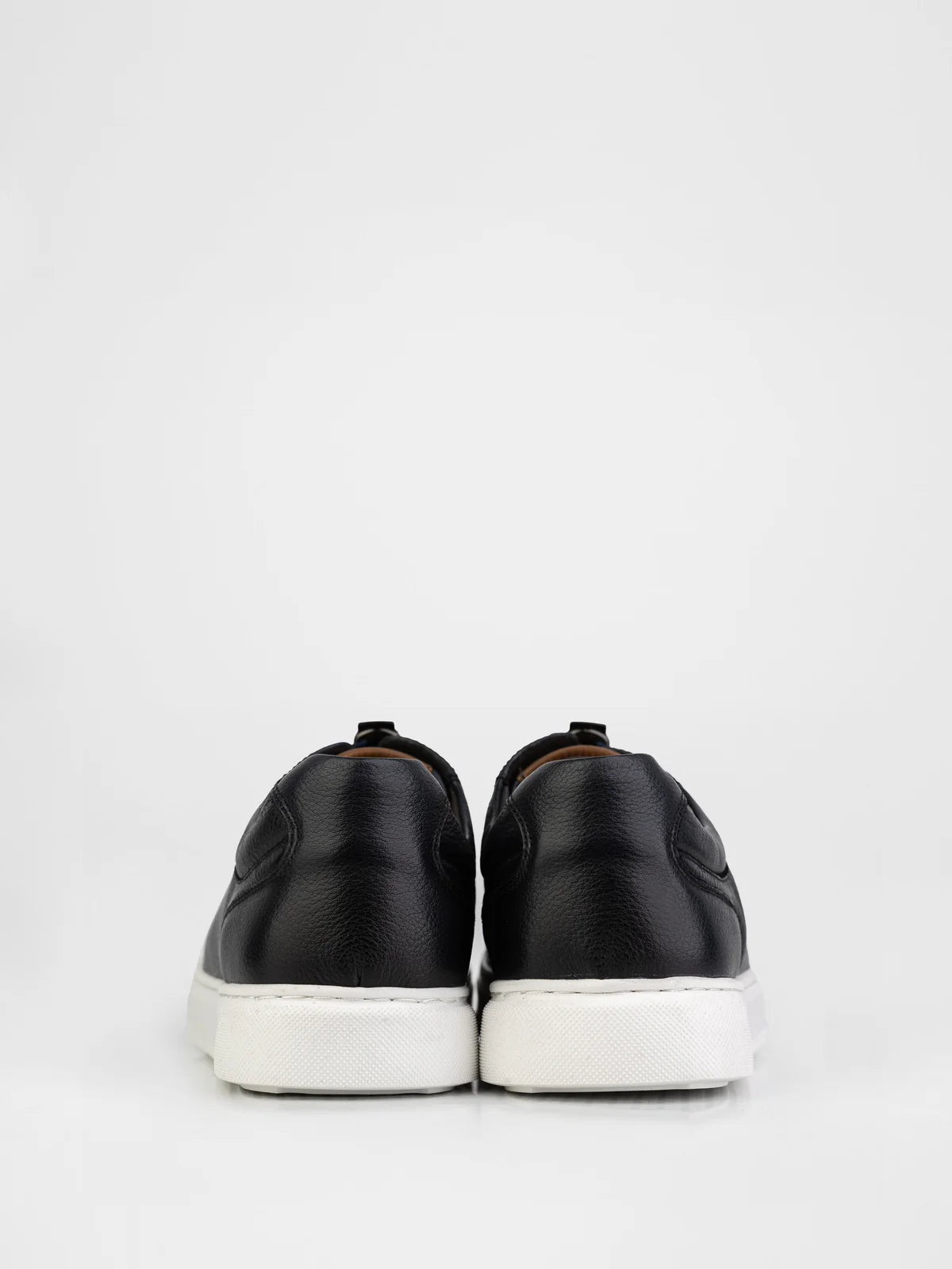 Zapatillas bajas de cuero azul marino