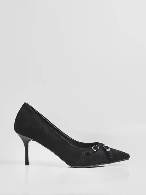 Tacones decorados con tiras