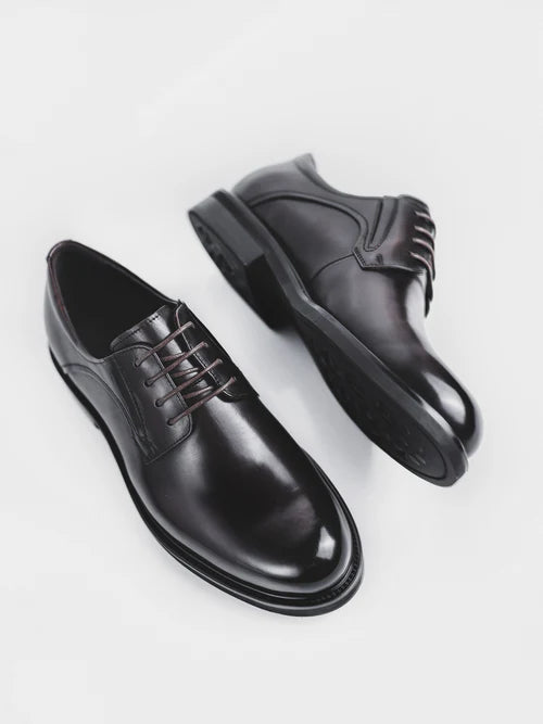 Zapatos con cordones en color marrón oscuro