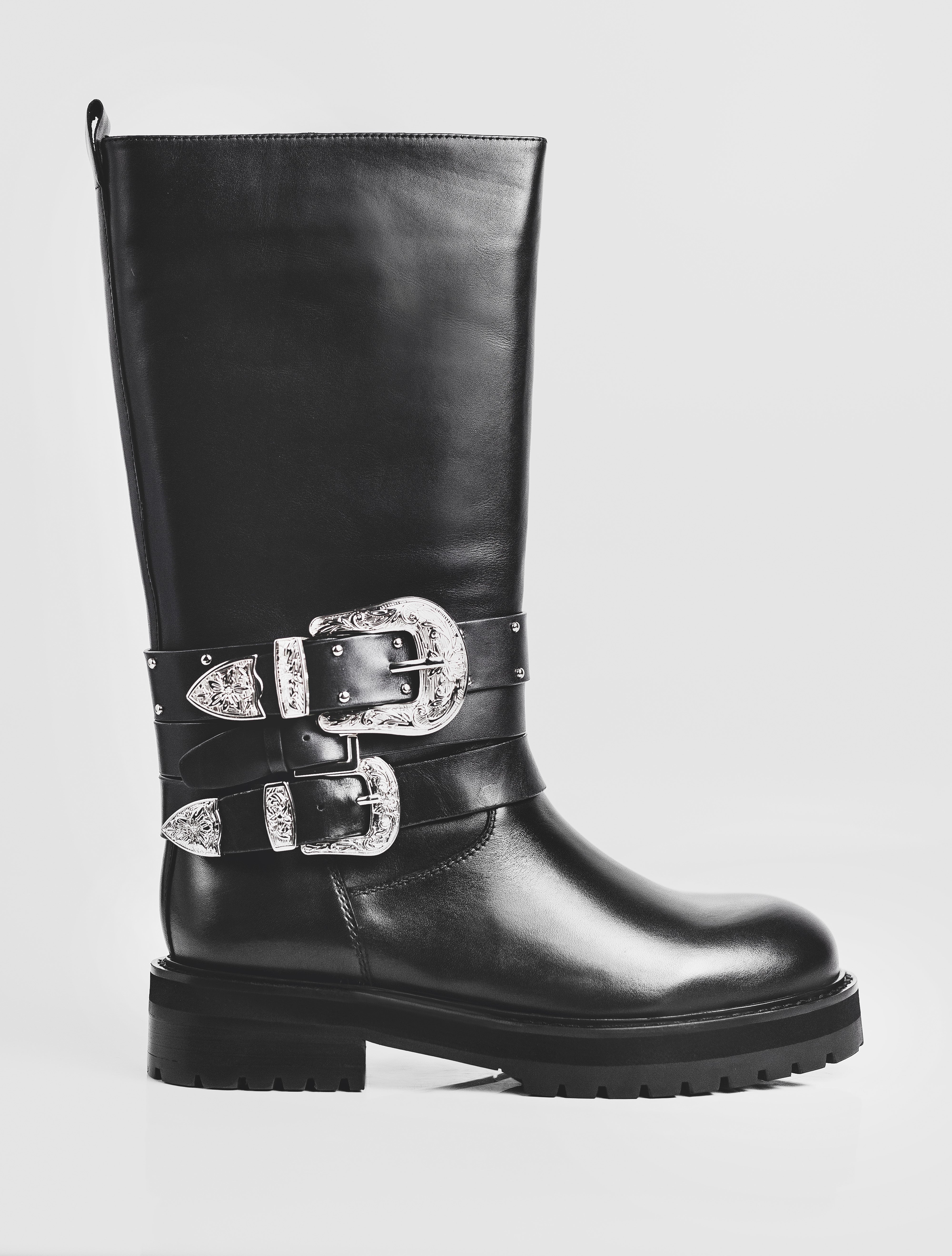 The Nora Braided Leather Boots